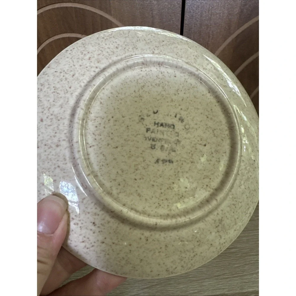 Set 7 Red Wing Bob White Quail Pottery 6.5